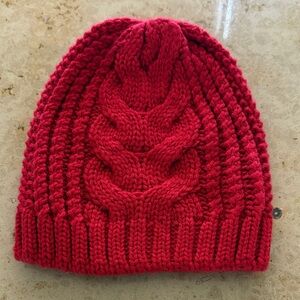 Merona Vibrant Red Knit Hat